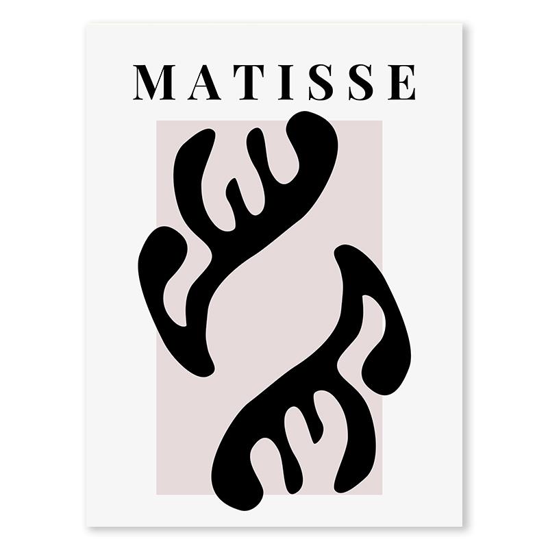 Abstract Matisse Print Wall Art Flower Vase Canvas Painting Alphabet Colour Block Poster Living Room Hallway Bedroom Home Decor