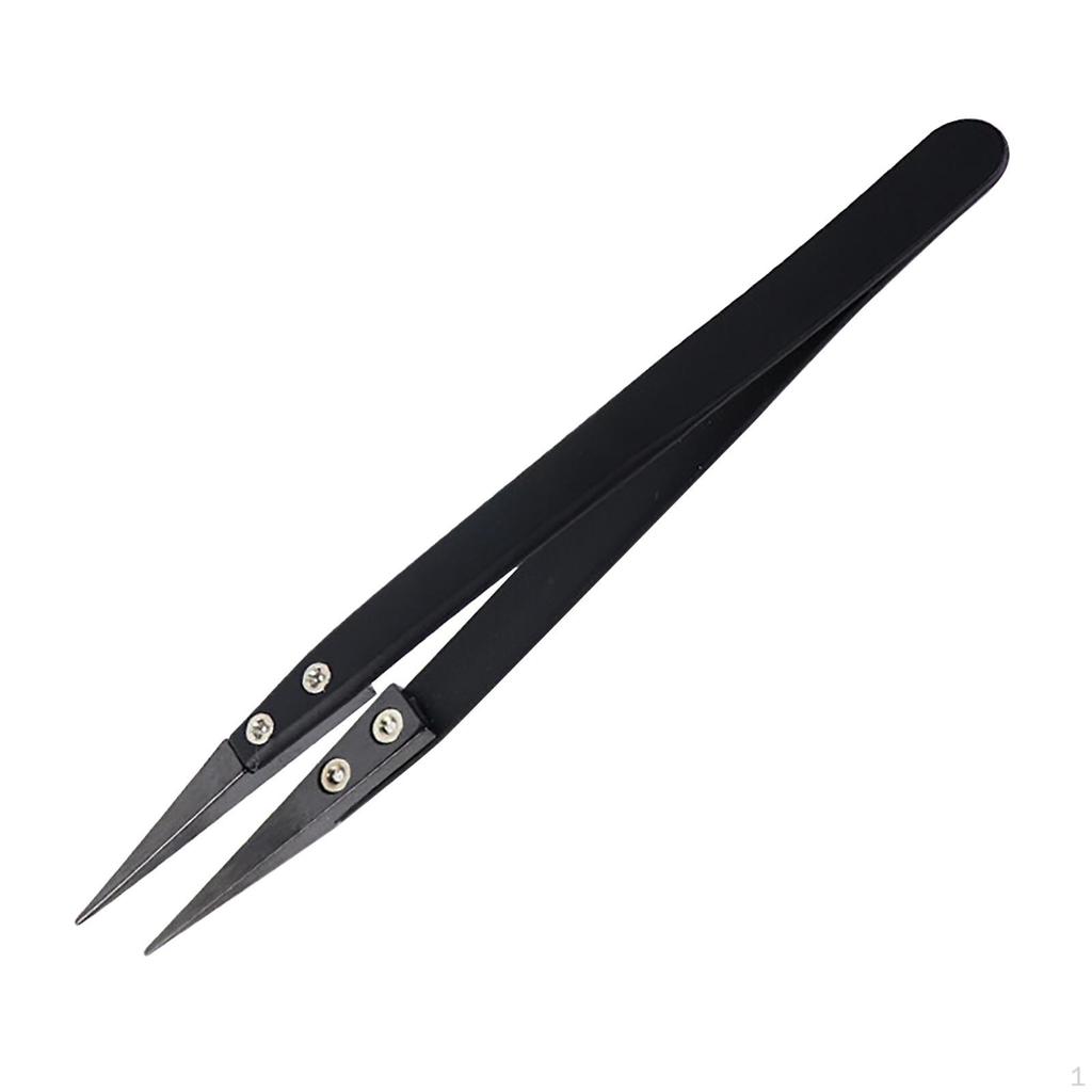 Ceramic Tweezers Anti Non-Conductive Maintenance Tool for Electronic Components Circuit Board