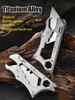 9in1 Multifunction Titanium Alloy SK5 Knife Crowbar Screwdriver Bottle Opener Outdoor Camping Riding Wrench EDC Window Breaker