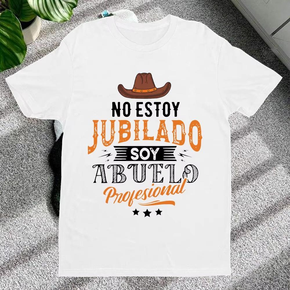 I'm Not Retired I'm A Professional Grandpa T Shirt Vintage Design Funny Tee Father's Day Gift Unisex Fashion Streetwear Tops