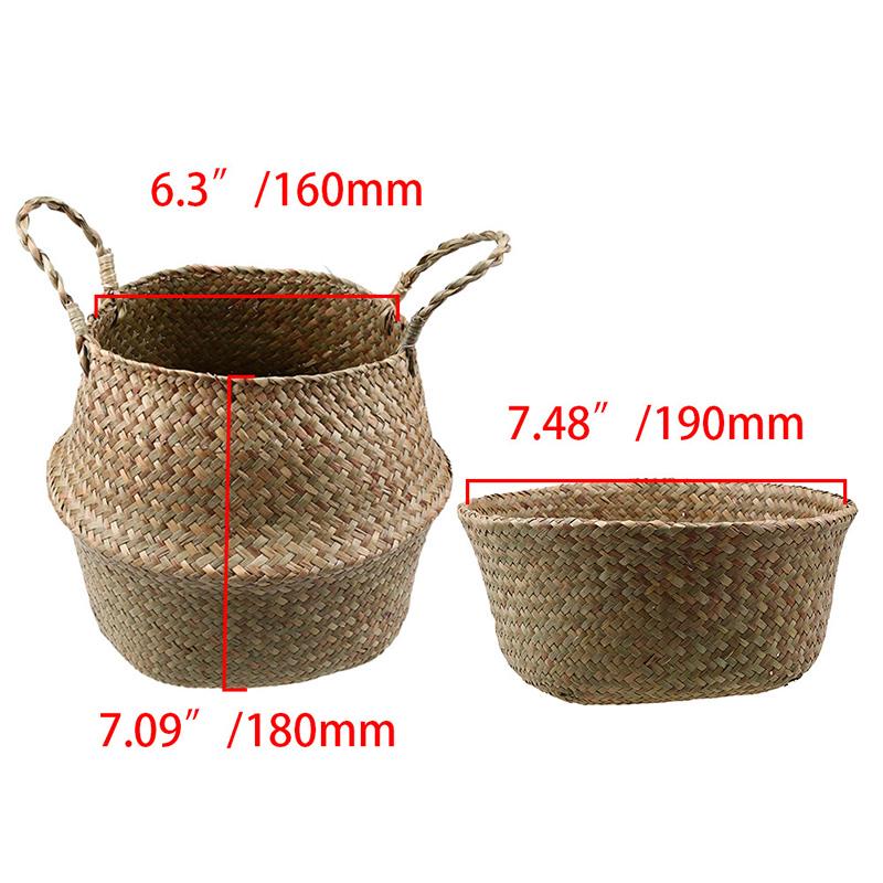 

WCIC новая складная корзина для хранения, сумка, коробка для игрушек, органайзер для одежды, цветочный горшок, украшение дома XS