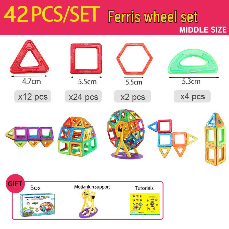 Magnetic Tiles: Children's Building Blocks Educational Toy Set