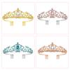 European And American Wedding Bride Crown Headgear Crystal Birthday Hair Accessories Wedding Studio Queen Hair Accessories Crown Headband