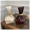 Retro Pleated Women's Bucket Bag: Large Capacity, Fashionable, Aesthetic, Unique Design