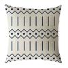 Simple Geometric Linen Pillow Case Digital Printing Modern Duvet Cover Sofa Car Pillow