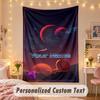 Custom Personalized Tapestry,Among Us Print Custom Name Text Wall Art Hanging for Bedroom