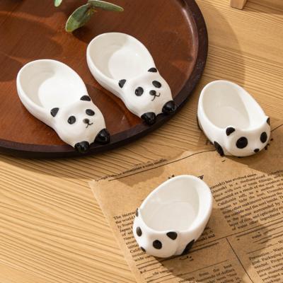 Miseczki do Dipów Panda Ceramiczne Naczynia na Sosy Urocze Mini Miseczki do Sosu Sojowego Przypraw Przekąsek Serwowania I Dekoracji Stołu
