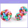 Colorful Bell Ball For Dogs Interactive Pet Toy Tpr Material Weight 116g
