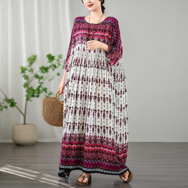 

Плюс прикрытое тонкое длинное платье с V-образным вырезом One Size белый