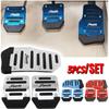 3Pcs/set Aluminum Automatic Transmission Universal Car Pedal Cover Brake Fuel Gas Foot Pad Set Kit Pedals Non-Slip Tools