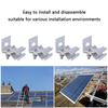 Aluminium Standing Seam Clamps Portable Accessory for Fixing Solar Structures On Folded Sheet Metal Roofs 4Pieces