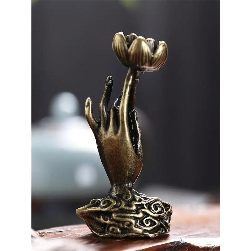 Alloy Incense Burner, Chinese Traditional Style, Exquisite Craftsmanship, Suitable for Lighting Incense Sticks and Coils