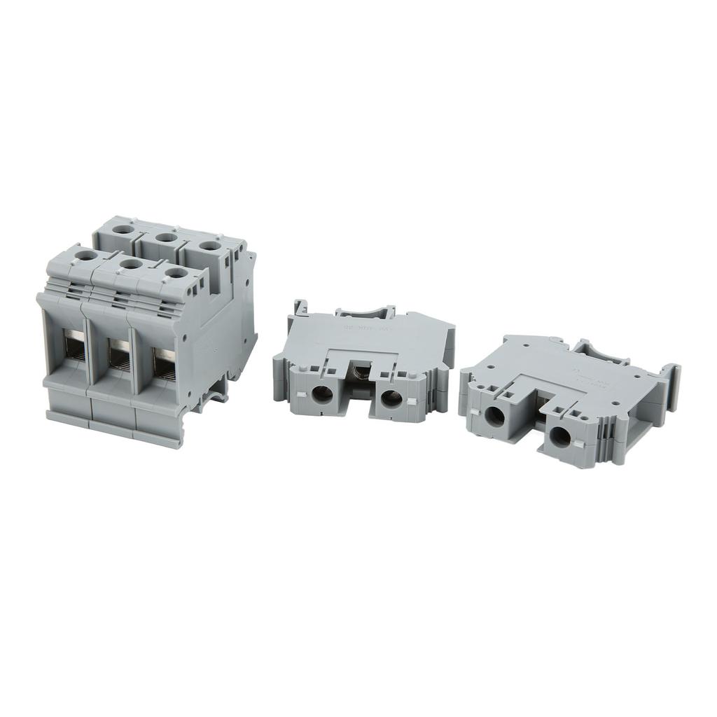 20pcs Terminal Block Rail Type 125A 800V Powerful Conductivity Ground Terminals for Electrical Wire