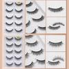 3D Multi-layer Thick 5 Pairs of Eyelashes Natural Eyelashes Simulation Curling False Eyelashes Eyelash Extension natural false eyelashes. 3d lashes