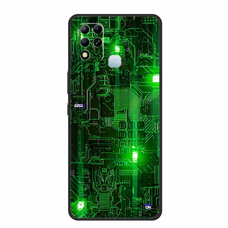 For Infinix Hot 11 G37 4G Case Marble Soft TPU Silicone Back Cover for Infinix Hot11 G37 X689F G 37 Protective Fundas Paras Etui