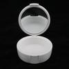 Compact Teeth Guard Holder Polypropylene Mouth Guard Case Ventilated Denture Storage Box with Small Mirror