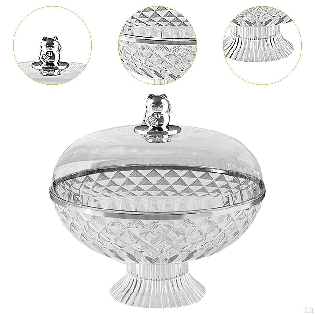 Obstkorb mit Deckel, 20,8 x 25,4 cm, Drainage-Design für Familienfeiern