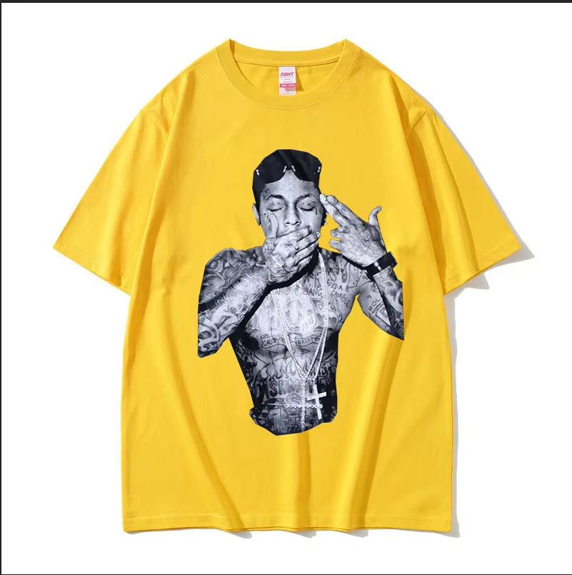 2026 Rapper Lil Wayne Print Graphic T Shirt Unisexs Cool Hip Hop Gothic Clothing TShirts Y2k Unisex Retro Oversized Tees Unisex