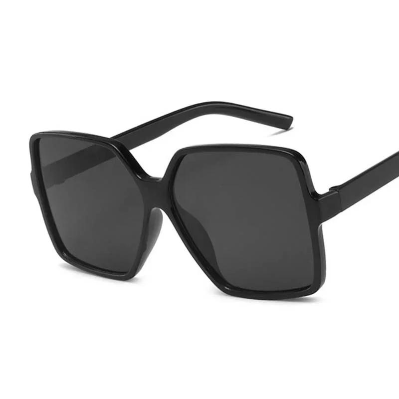 

Brand Style Designer Oversized Sunglasses Woman Square Driver Sun Eyeglasses Women Stylish Big Frame Gradient Vintage Oculos De Sol