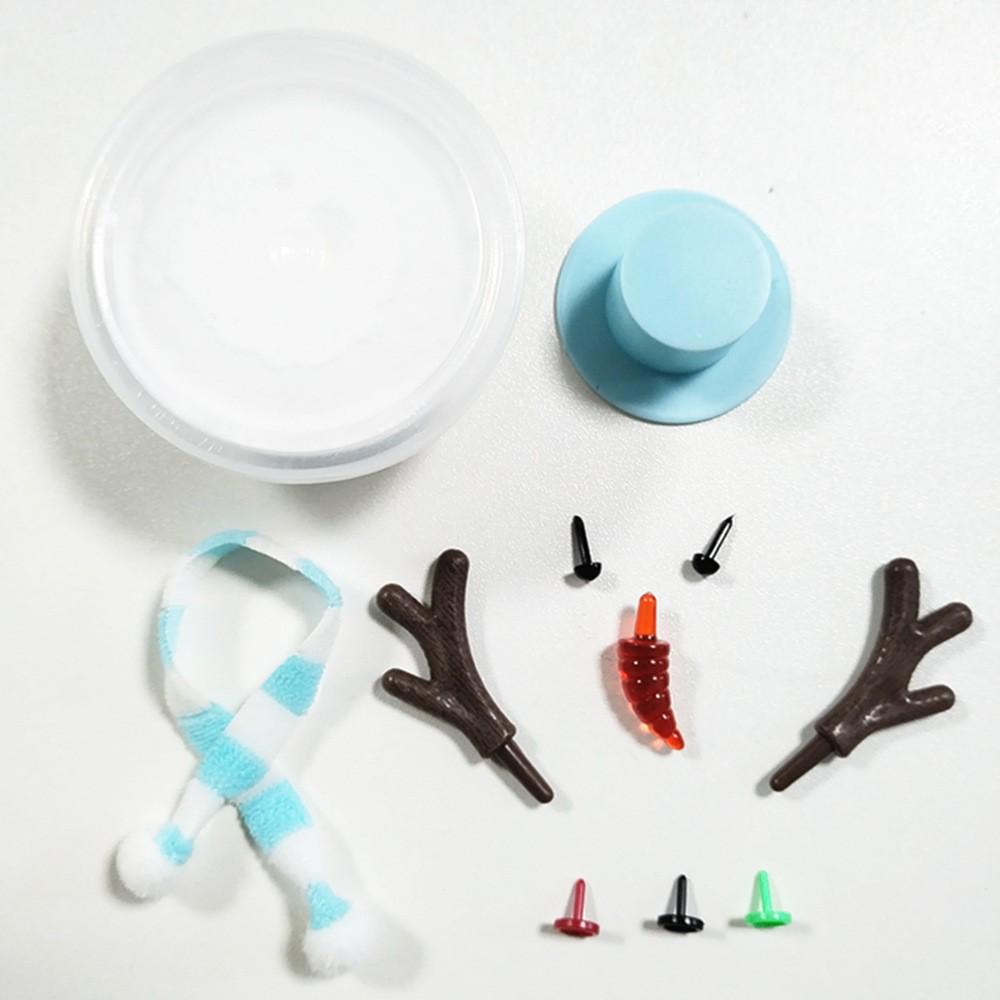 Children's DIY Snowman Kit - Winter Party Craft with Christmas Hat & Stocking