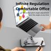 D087L Alloy Steel Desktop Laptop Bracket Heat Dissipation Foldable Rotatable Notebook Stand