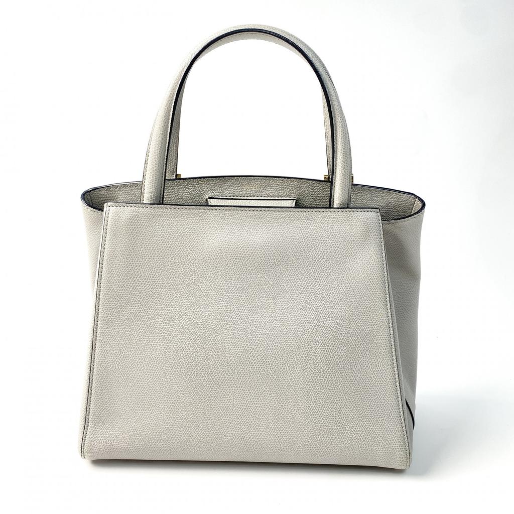 Used ValextraShoulder Bag Ash Gray/gold Leather Women