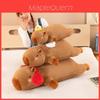 Cuscino Peluche Animale Capibara d'Acqua con Imbottitura Morbida in Cotone PP per Decorazione Stanza dei Bambini