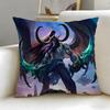 Klassisches Spiel Warcrafts of World WOW Kissenbezug Weich Leicht zu Waschen Kissenhülle Vielseitig für Sofa Bett Reise und Büro