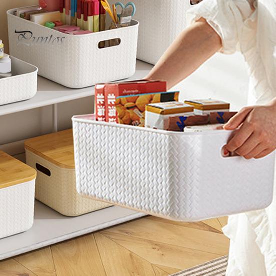Scatole Impilabili In Bambù Per Cassetti - Set 2 Pezzi 30,5x15,2x5,1 Cm, Organizer Cucina
