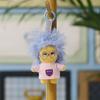 Plush Doll Keychain With Cute Cartoon Design For Backpack Decor And Accessories