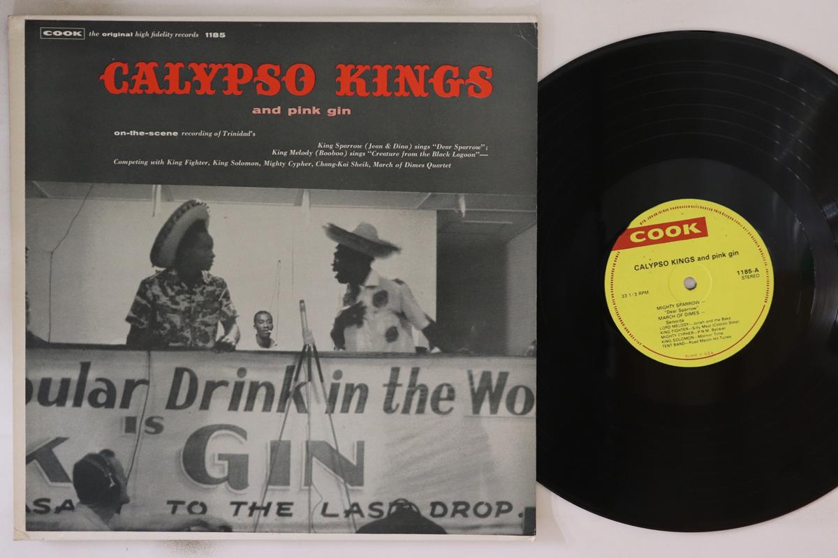 

LP Record VARIOUS - Calypso Kings And Pink Gin 1185 Cook US World Music Used