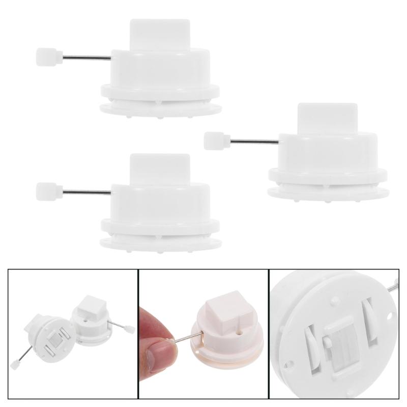 3 st Klockverk Vingrörelse Del för Gosedjur Lätt att Installera Uppdragbar Robot Projektleksak Ersättning Rullmekanism