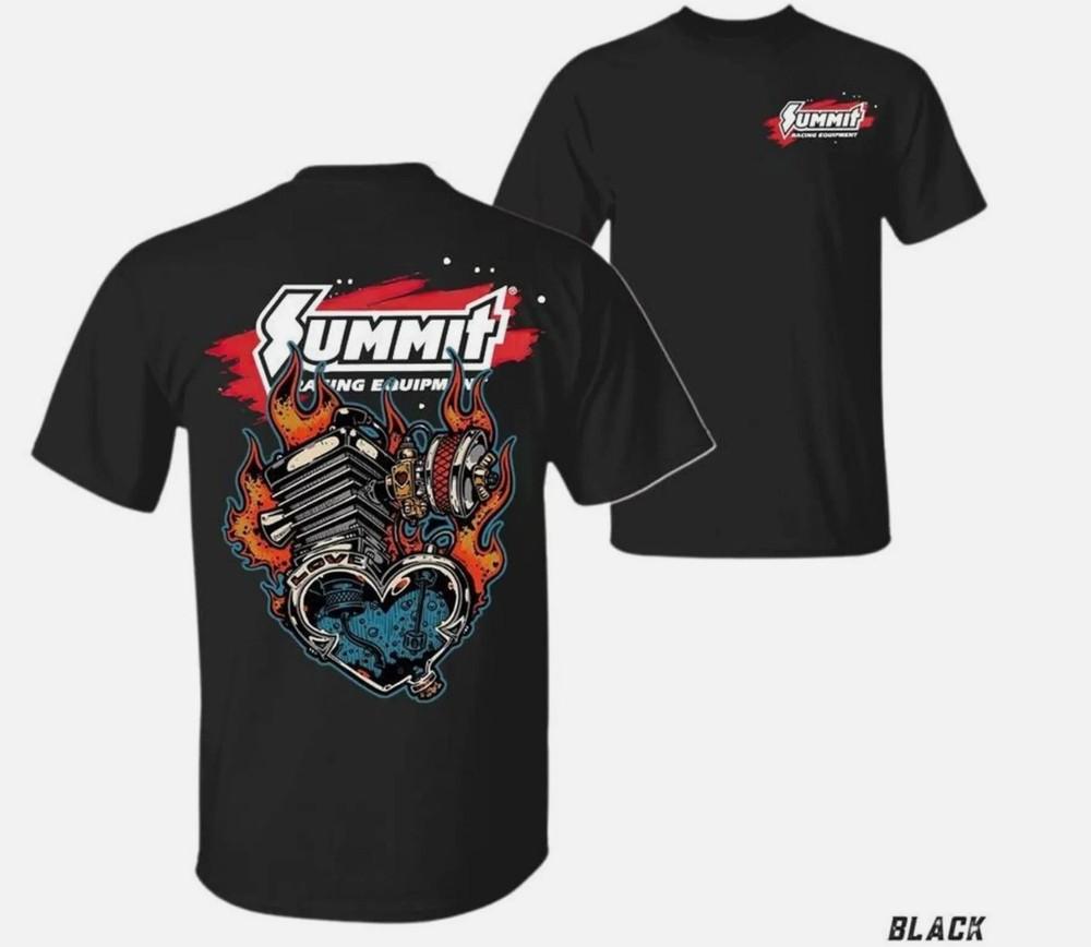 

Summit Racing T-shirt, My Engine and Heart, the Flame of Passion T-Shirt Unisex T-Shirt XXXXL