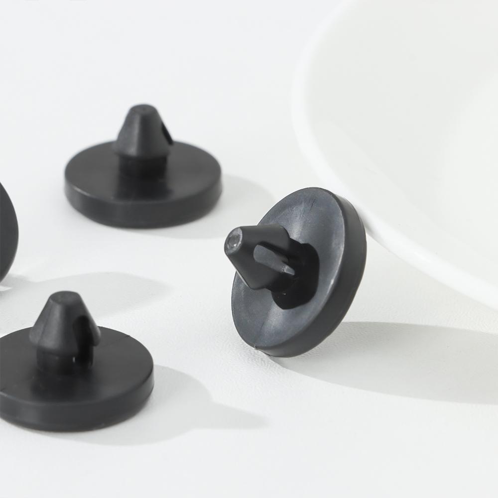 10 Stück Schwarze Lampe Auto Bremspedal Pad Polster Bremslicht Schalter Anschlag Kupplung