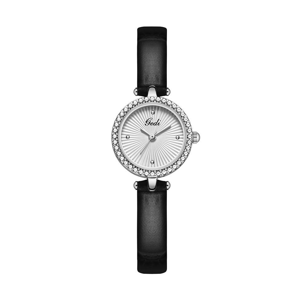 

Womens Fashion Quartz Watch With Leather Strap And Water Resistance For Elegant Ladies Style A