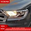 ABS Headlight Cover For Ford Ranger Wildtrak T7 T8 2016 2017 2018 2019 2020 2021 2022 Accessories Head Lamp Hood YCSUNZ