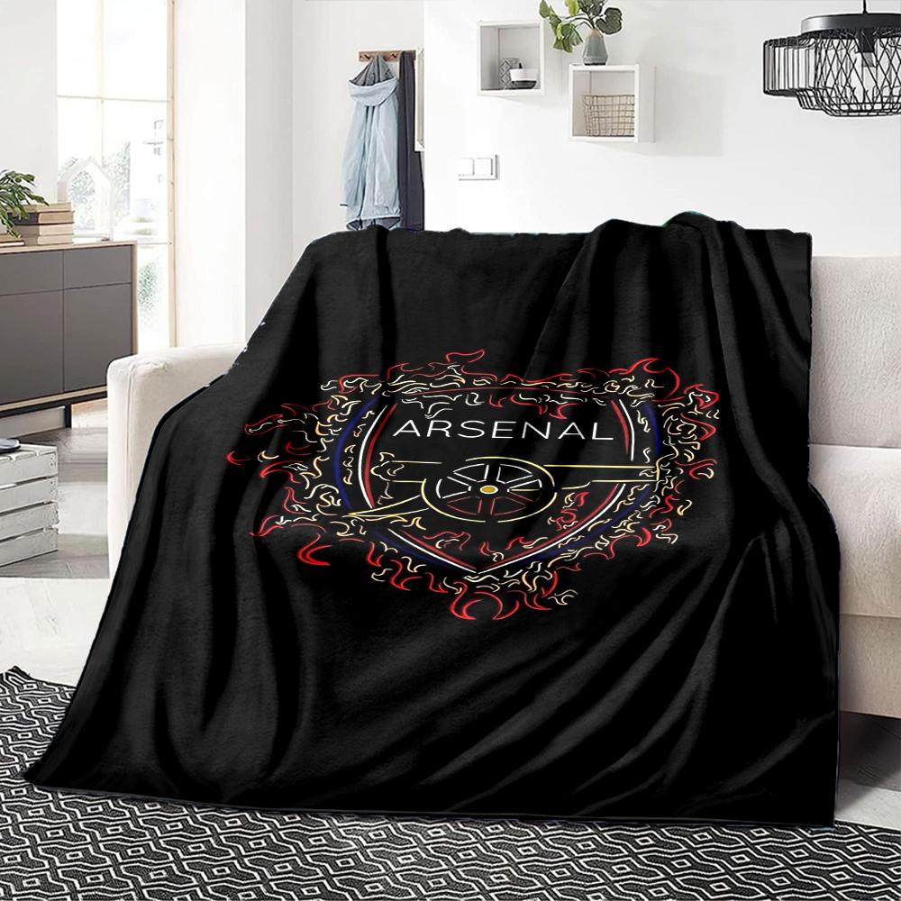 Arsenal Spieler Jubel Decken Flanell Bedruckt Atmungsaktiv Warm Überwurfdecke für Zuhause Büro Bettwäsche 0708a30