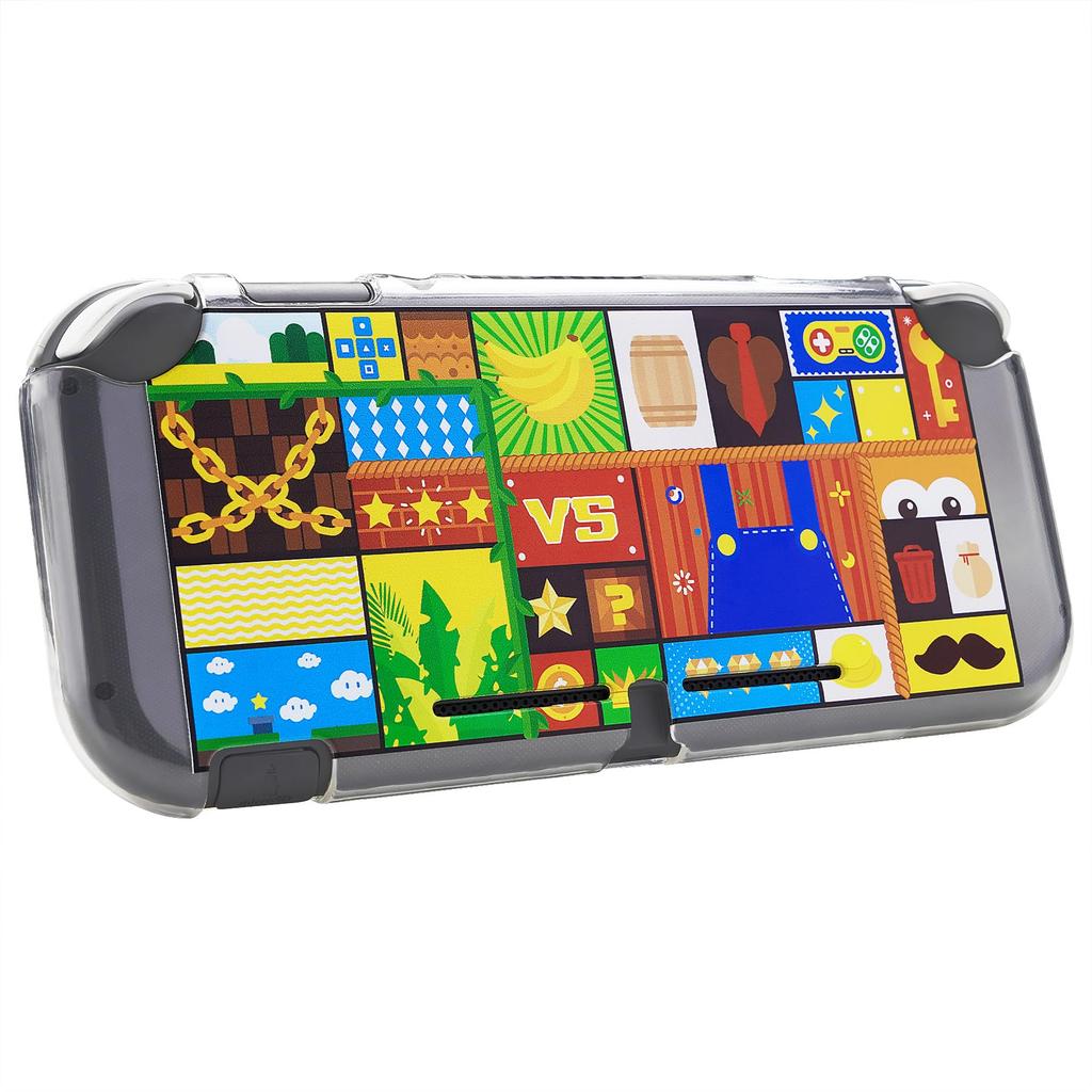 Vlastné ochranné puzdro kompatibilné s krytom PlayVital Switch kompatibilné s ochranným krytom pre Switch pre Switch Lite (mäkké) Lite, (mäkké) Svetlo,