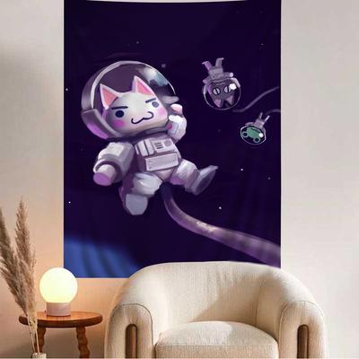 Inoue Toro Cute Cat Hippie Tapestry  Bohemian Decor for Living Room Bedroom Dorm Soft Fabric Vivid Print
