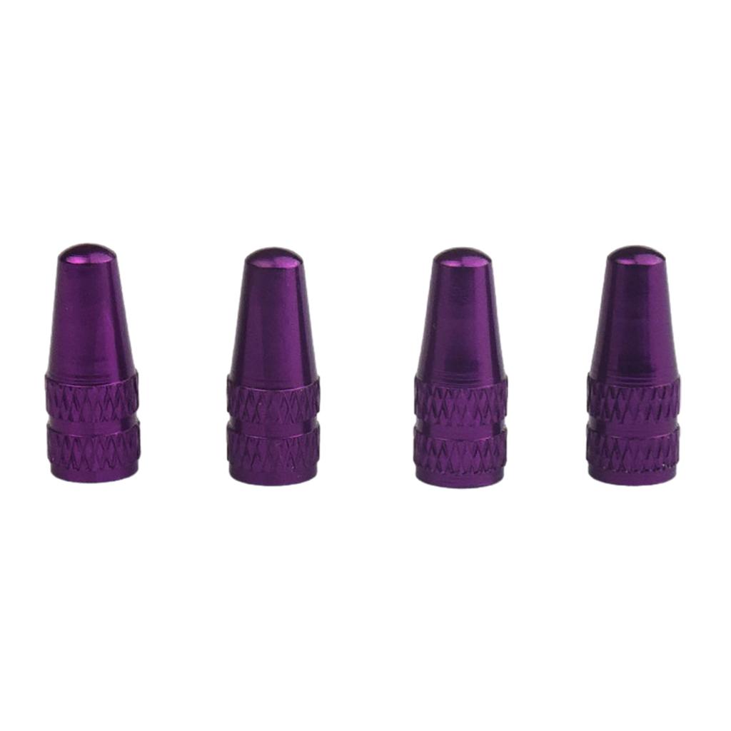 4Pcs Bike Tire Valves Stem Caps Aluminium Alloy Tire Valves Stem Covers Universal Bike Tire Caps Bike Accessories