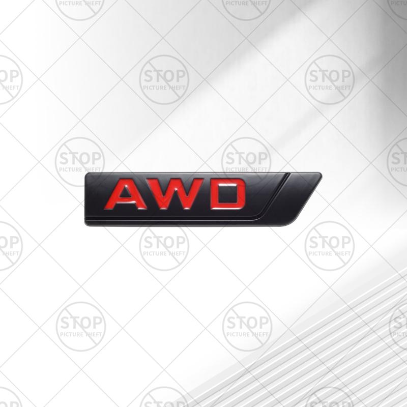 

1Pc Car Sticker AWD Logo 3D Decal Grille Body Side Badge Rear Trunk Emblem