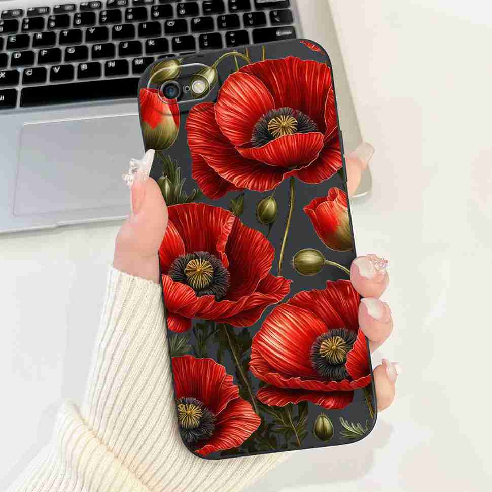 Für Apple iPhone 6 A1549 Hülle Weiches Silikon Mode Malerei Rückseite Für iPhone 6 iPhone6s 6S A1633 4,7" Handyhüllen Bumper