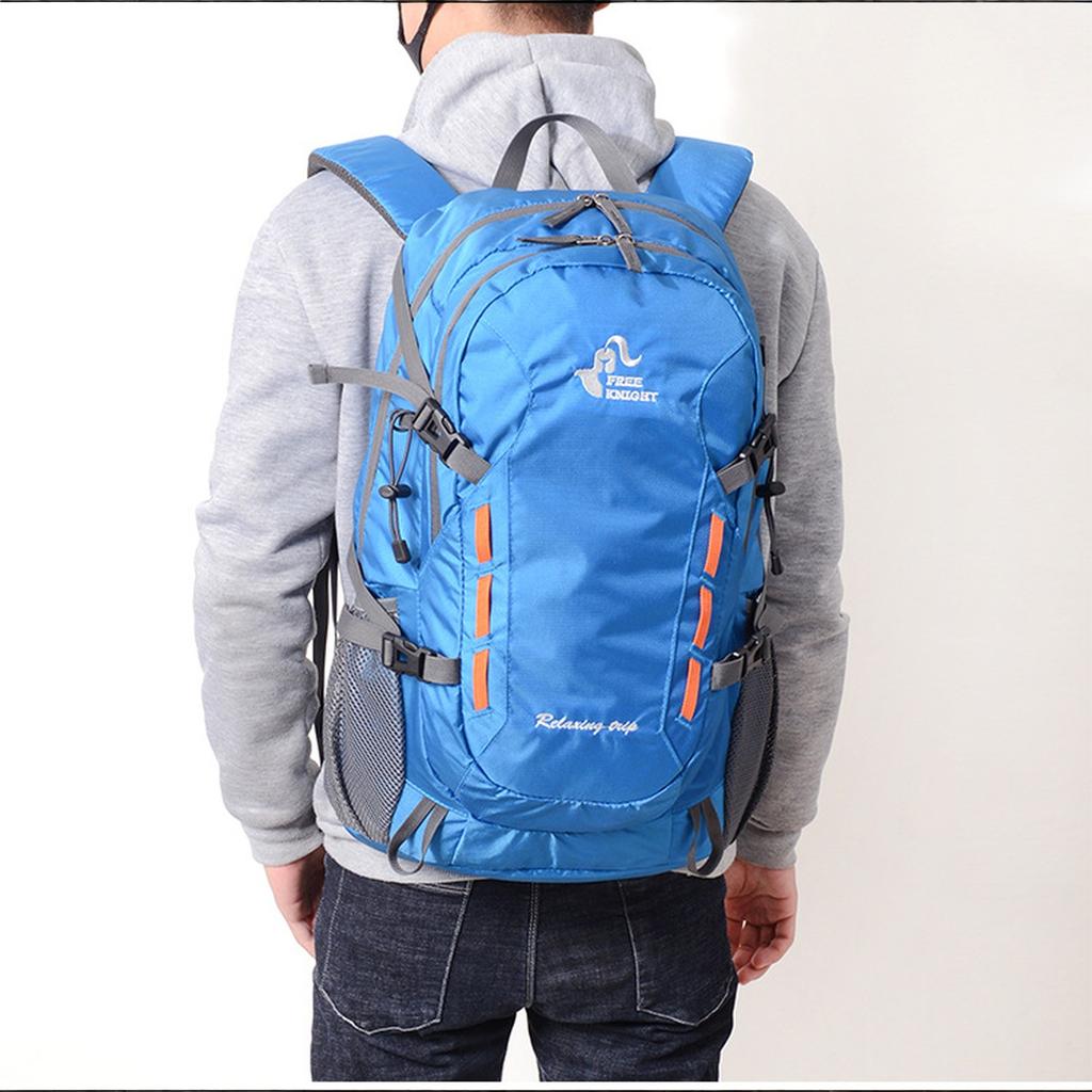 40L Waterproof Nylon Backpack Outdoor Travelling Bag Mountaineering Shoulder Package Sac Trekking Rucksack Men Women Lightweight