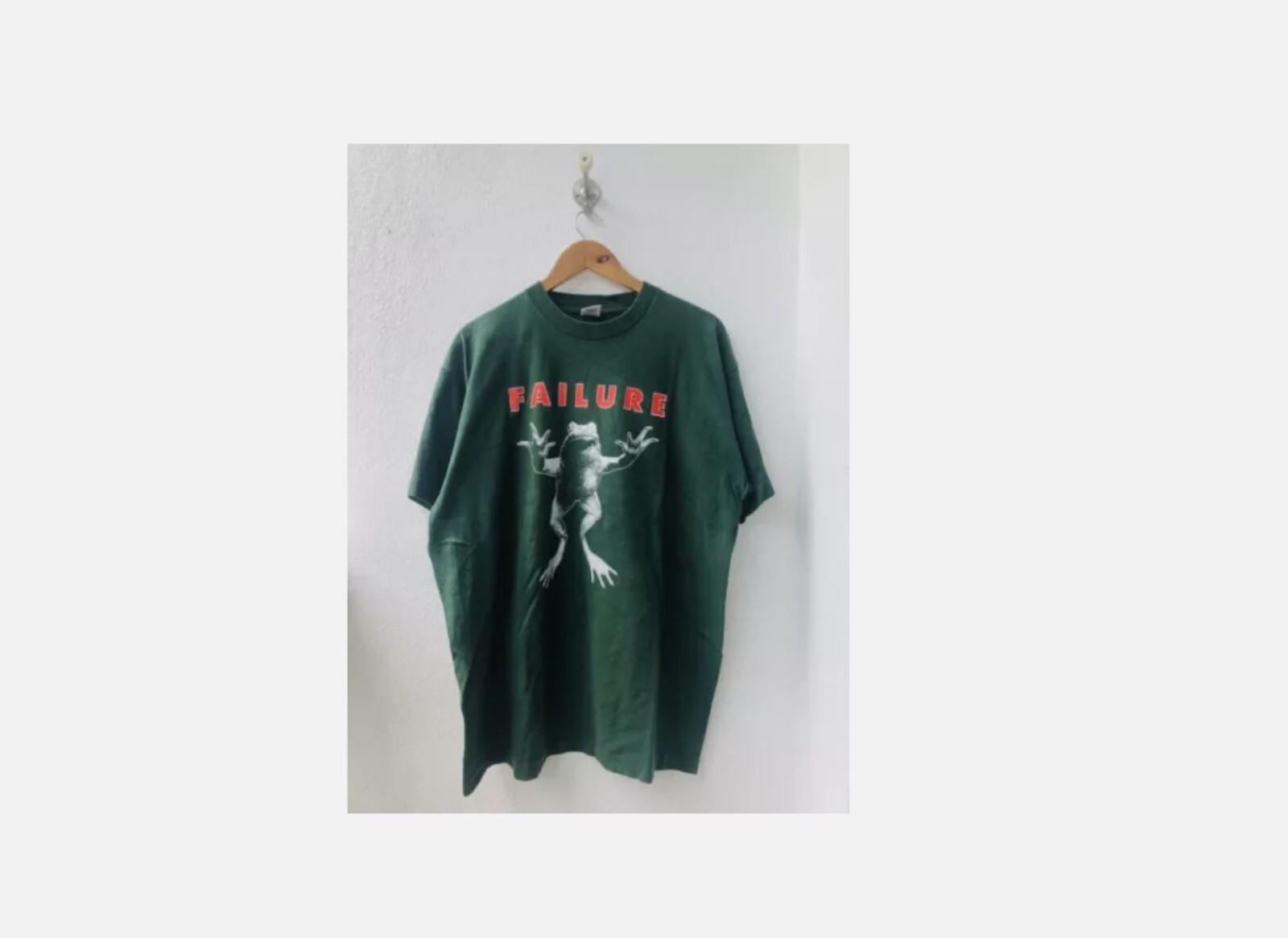 Провал 90-х Увеличенный 1994 Американская Гранж Группа vtg Футболка Репринт XXXL