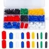 185 Pieces Rubber End Cap Screw Protection Cap Bolt Cap