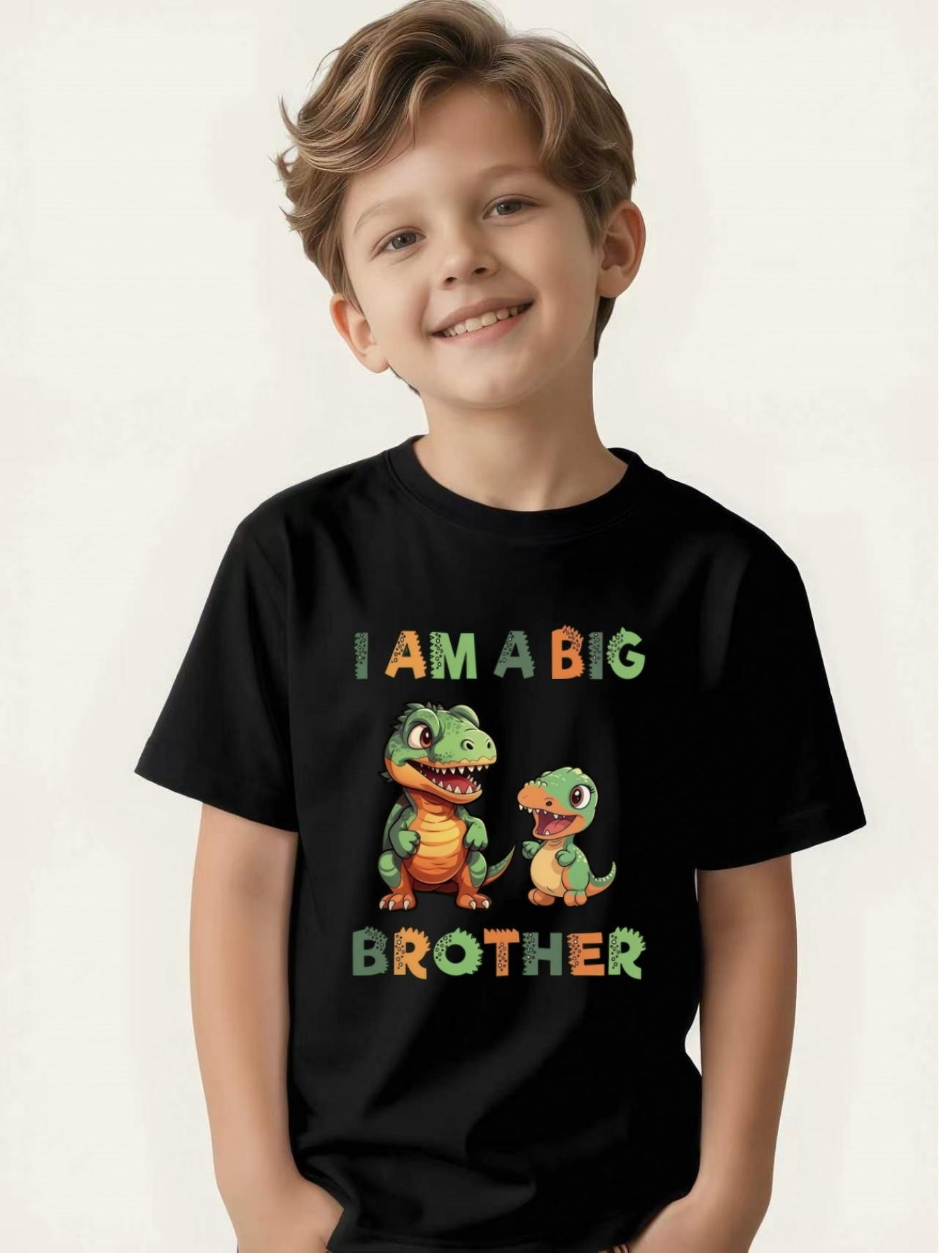 

Atmospheric dinosaur boys T-shirt summer short-sleeved children s trendy cool 160