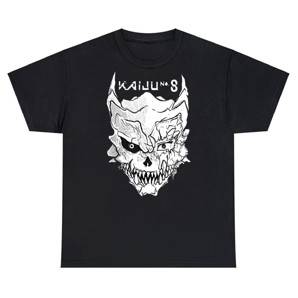 Kaiju N.8 T-Shirt Vintage Funny Harajuku Hip Hop Loose Amusing Cotton Streetwear Men Women Leisure Versatile Amusing Unisex Tees
