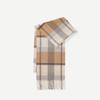 High quality plaid 100% wool scarf, female Korean atmosphere scarf, versatile simple fringed shawl