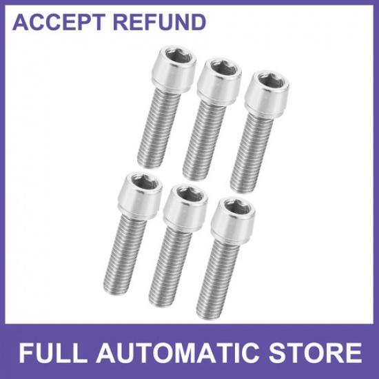 SIX Bicycle MTB Stem Screw M5x20mm Socket Head Cap Bolts Screws Nuts Steel