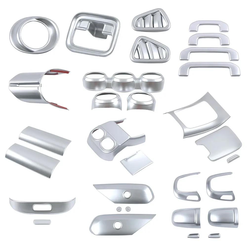 For Mercedes Benz C Class W206 2024 2024 C200 C220 C260 C300 Car Interior Part Refit Frame Cover Trim Decorate Silver Sticker